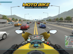 Spel Moto Bike Highway Racing Game