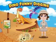 Spel Dino funny digging