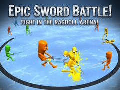 Spel Epic Sword Battle! Fight in the Ragdoll Arena!