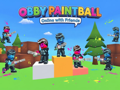 Spel Obby Paintball: Online with Friends