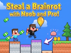 Spel Steal a Brainrot with Noob and Pro!