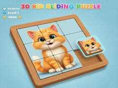 Spel 3D Kid Sliding Puzzle