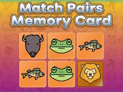 Spel Match Pairs Memory Card