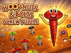 Spel Wood Nuts and Bolts Screw Puzzle