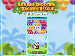 Spel Bubble Shooter Raccoon Rescue