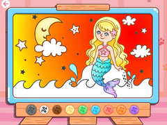 Spel Coloring Book: Moonlight Mermaid