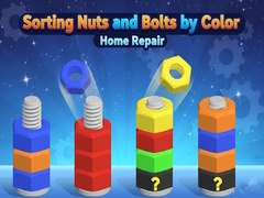 Spel Sorting Nuts and Bolts by Color: Home Repair