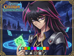 Spel Anime Boy Coloring Pages