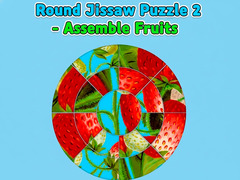Spel Round jigsaw Puzzle 2 - Assemble Fruits