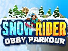 Spel Snow Rider Obby Parkour