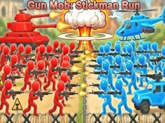 Spel Gun Mob: Stickman Run