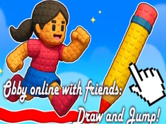 Spel Obby online with friends: Draw and Jump!