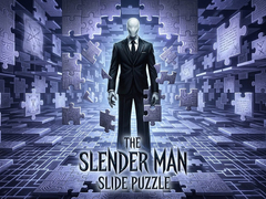 Spel The Slender Man Slide puzzle