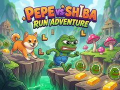 Spel Pepe vs Shiba Run Adventure