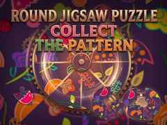 Spel Round jigsaw Puzzle - Collect the Pattern