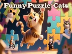 Spel Funny Puzzle: Cats