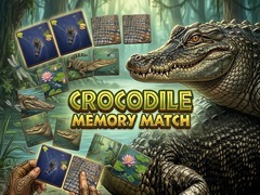 Spel Crocodile Memory Match