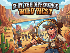 Spel Spot the Difference: Wild West