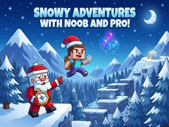 Spel Snowy Adventures with Noob and Pro!
