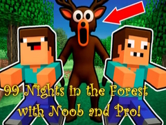 Spel 99 Nights in the Forest with Noob and Pro!