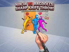 Spel Ninja vs Ragdolls: Sharp Knife Throw!