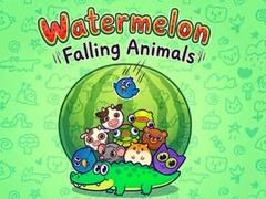 Spel Watermelon Falling Animals