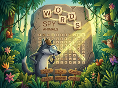 Spel Words Spy. Animals