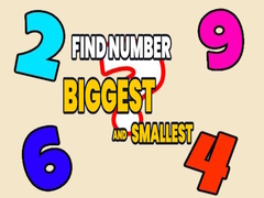 Spel Find Number Biggest and Smallest