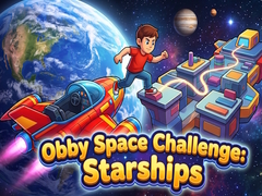Spel Obby Space Challenge: Starships