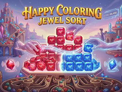 Spel Happy Coloring Jewel Sort