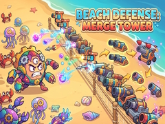 Spel Beach Defense: Merge Tower