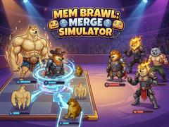 Spel Mem Brawl: Merge Simulator