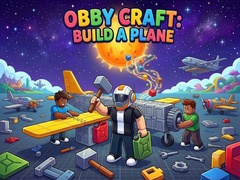 Spel Obby Craft: Build a Plane
