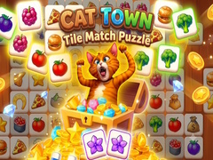 Spel Cat Town - Tile Match Puzzle