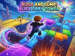Spel Build and Jump: Aura Obby Tower