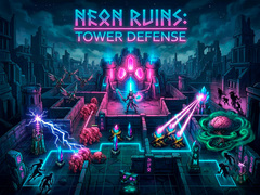 Spel Neon Ruins: Tower Defense
