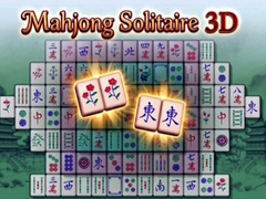 Spel Mahjong Solitaire 3D