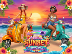 Spel Besties Sunset Scooter Rider