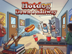 Spel Hotdog Down a Hallway
