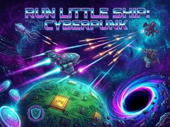 Spel Run Little Ship: Cyberpunk