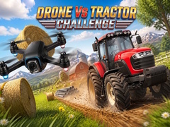 Spel Drone vs Tractor Challenge