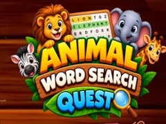 Spel Animal Word Search Quest