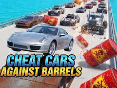 Spel Cheat cars against barrels