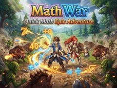 Spel Math War: Quick Math Epic Adventure