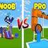 Noob vs Pro-spel 